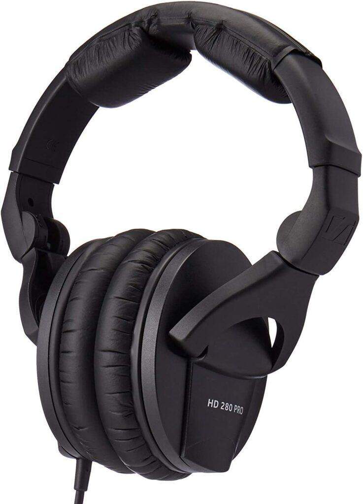 A product image of the Sennheiser Professional HD 280 PRO Over-Ear Monitoring Headphones